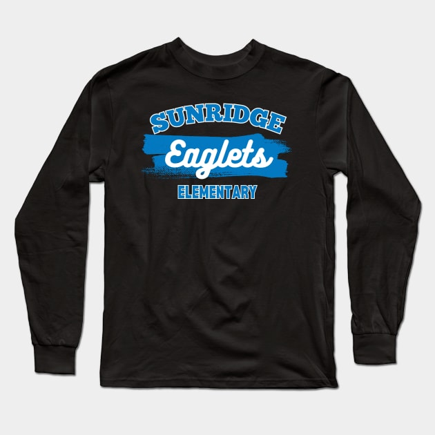 SunRidge Eaglets Classic Blue Long Sleeve T-Shirt by SRES PTO